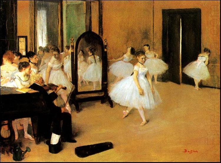 Edgar Degas Dance Class china oil painting image